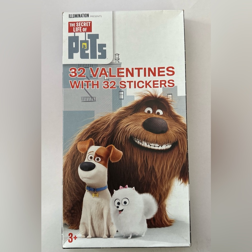 The Secret Life of Pets 32 Valentines Cards